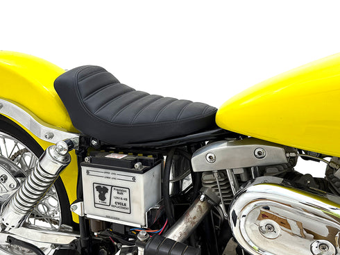 V-Twin Tuck and Roll Frame Mount Solo Seat Set - 47-1654