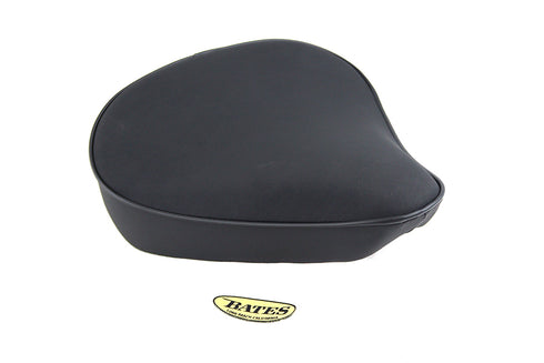 V-Twin Black Suede Solo Seat Large Pan - 47-1680