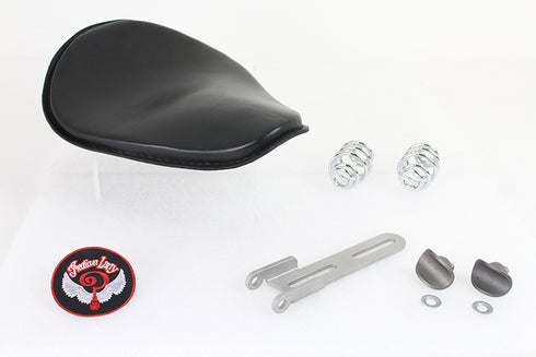 Bates Indian Larry Style Solo Seat Kit Black - 47-1949