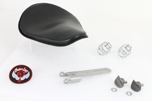 Bates Indian Larry Style Solo Seat Kit Black - 47-1949