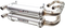 TRINITY RACING Dual Exhaust - Aluminum TR-4162D