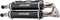 TRINITY RACING Dual Exhaust - Black TR-4166D-BK