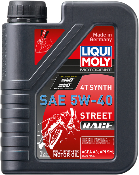 LIQUI MOLY Street Race Synthetic 4T Oil - 5W-40 - 1L 20074