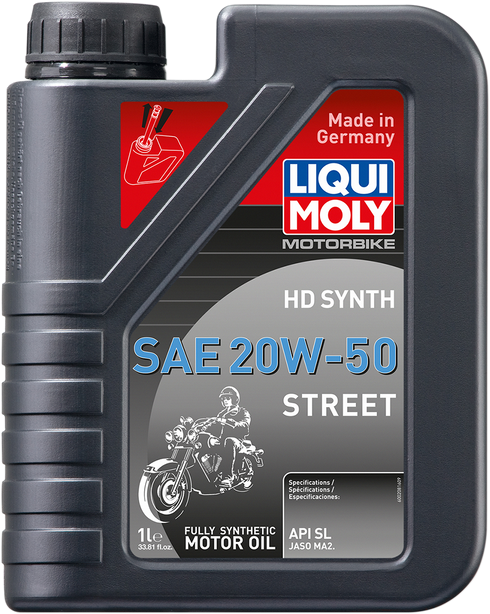 LIQUI MOLY H-D? Synthetic 4T Street Oil - 20W-50 - 1 Liter 20100