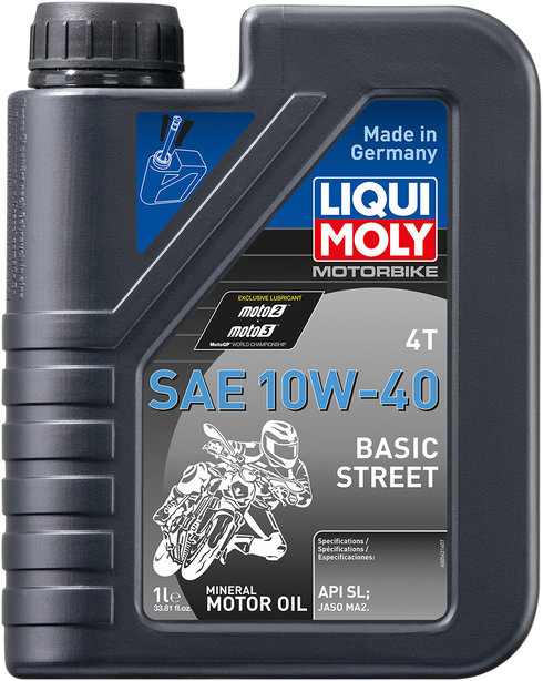 LIQUI MOLY Basic Street 4T Oil - 10W-40 - 1 Liter 20190