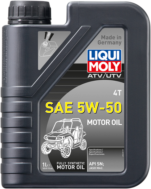 LIQUI MOLY ATV/UTV 4T Engine Oil - 5W-50 - 1 liter 20212