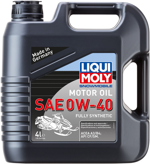 LIQUI MOLY Snowmobile Synthetic Oil - 0W-40 - 4 Liter 20150