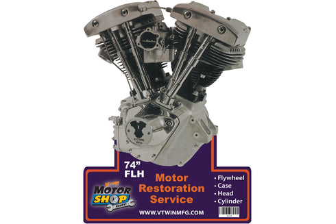 V-Twin Shovelhead Engine Plaque - 48-0044