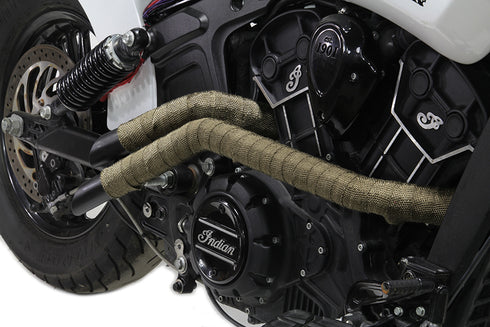 V-Twin Copper Fiberglass Exhaust Wrap - 48-0139