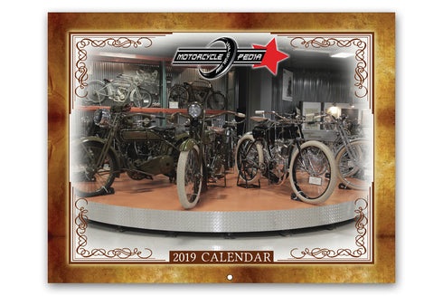 V-Twin 2019 Motorcyclepedia Museum Calendar - 48-0199