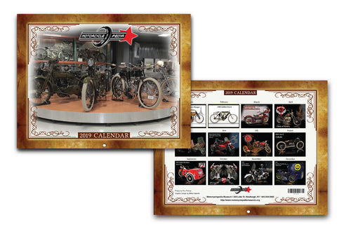 V-Twin 2019 Motorcyclepedia Museum Calendar - 48-0199