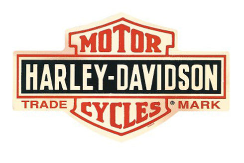 V-Twin Bar & Shield Die-Cut Tin Sign - 48-0215