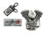 V-Twin V-Twin Mens Evolution Engine Buckle and Fob Set - 48-0224