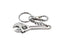V-Twin Adjustable Wrench Design Keychain - 48-0233