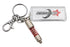 V-Twin Short Shock Absorber Design Keychain - 48-0234
