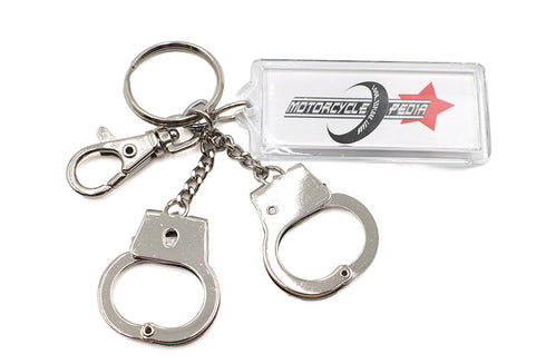 V-Twin Hand Cuff Design Keychain - 48-0237