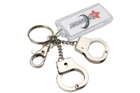 V-Twin Hand Cuff Design Keychain - 48-0237