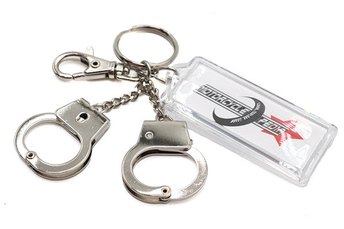V-Twin Hand Cuff Design Keychain - 48-0237