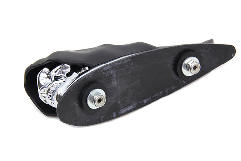 V-Twin Chrome Skull Fender Ornament - 48-0249