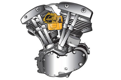 Flatside Shovelhead Patch Set - 48-0260