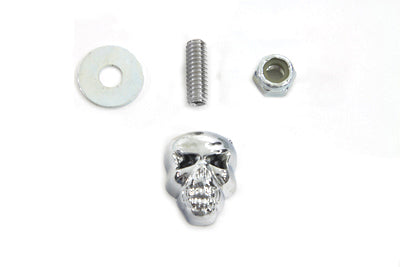 V-Twin Chrome Deco Skull - 48-0302