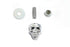 V-Twin Chrome Deco Skull - 48-0302