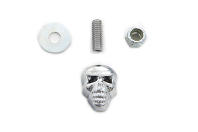V-Twin Chrome Deco Skull - 48-0302