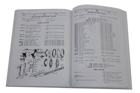 V-Twin UL-SV-Knucklehead Spare Parts Book - 48-0309