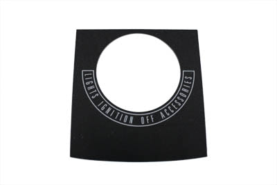 V-Twin Black Dash Panel Decals - 48-0423