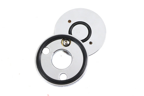 V-Twin Chrome Fork Lock Cover - 48-0424