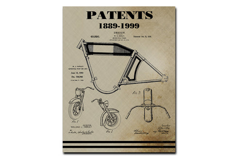 V-Twin Motorcycle Engine Patent Book - 48-0482