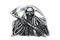 V-Twin Pewter Grim Reaper with Sickle Emblem - 48-0490