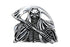 V-Twin Pewter Grim Reaper with Sickle Emblem - 48-0490