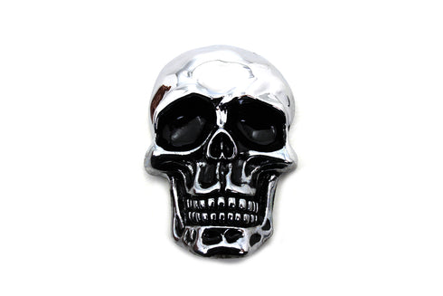 V-Twin Pewter Skull Emblem - 48-0495
