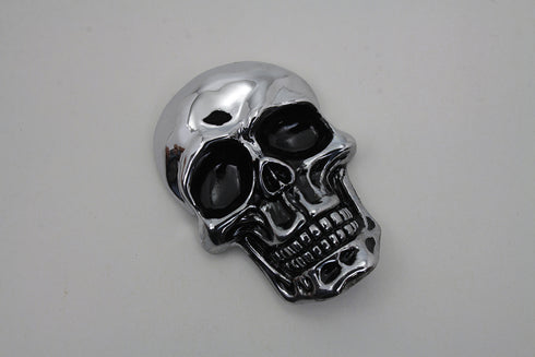 V-Twin Pewter Skull Emblem - 48-0495