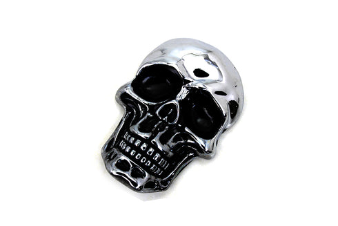 V-Twin Pewter Skull Emblem - 48-0495