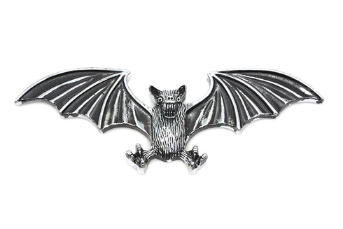 V-Twin Pewter Bat Wing Emblem - 48-0497
