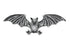 V-Twin Pewter Bat Wing Emblem - 48-0497