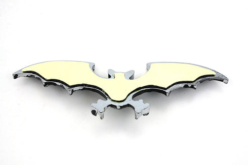 V-Twin Pewter Bat Wing Emblem - 48-0497