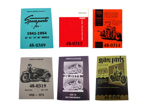 V-Twin Factory Parts Book Set - 48-0763
