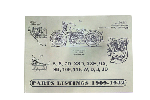V-Twin Parts Book for 1909-1932 V-Twins - 48-0832