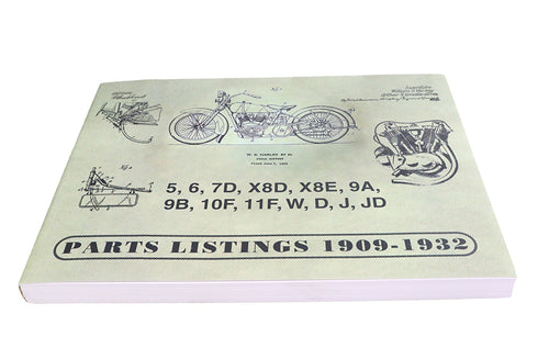V-Twin Parts Book for 1909-1932 V-Twins - 48-0832