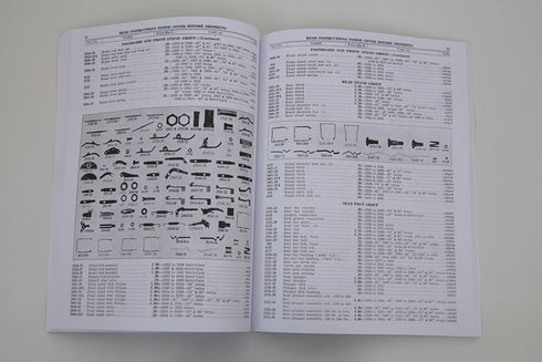 V-Twin 1930-1936 VL and 1936-1941 Overhead Valve Parts Book - 48-0834