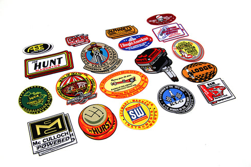 V-Twin Hot Rod Patch Set - 48-0837