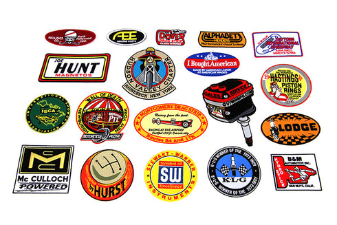 V-Twin Hot Rod Patch Set - 48-0837