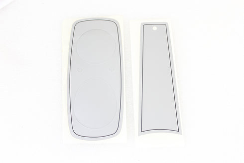 V-Twin FXR Dash Decal Set Silver - 48-0889