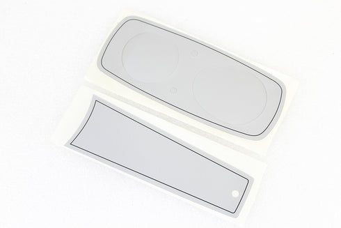 V-Twin FXR Dash Decal Set Silver - 48-0889