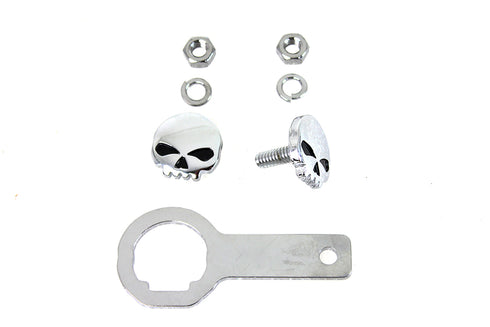V-Twin Skull License Plate Bolt Kit - 48-0903