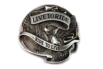 V-Twin Live to Ride 75 Anniversary Belt Buckle - 48-0937