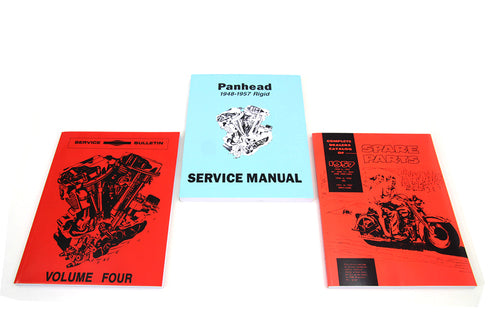 V-Twin 1948-1957 Panhead Book Set - 48-0943